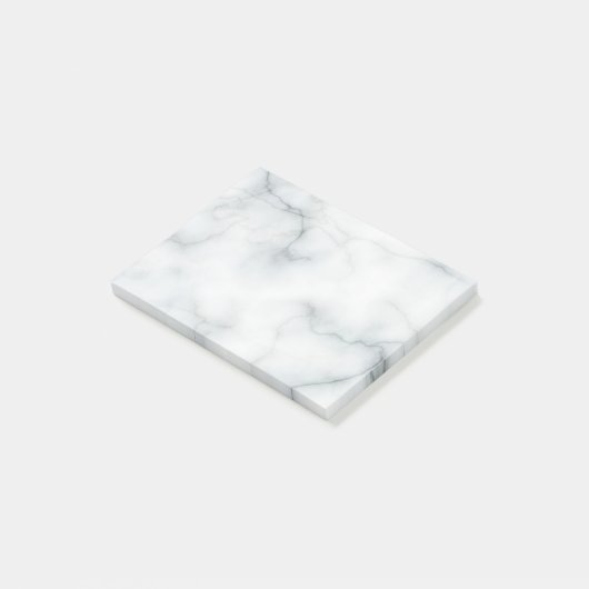 elegant witte marmer post-it® notes (Schuin)
