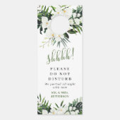 Elegant witte orchideeën Bohemian stoort niet (Voorkant)