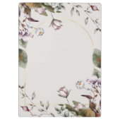 Elegant witte roos klembord, stijlvol en functione klembord (Achterkant)