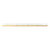 Elegant witte strips Gold Foil bedrukt Lint (Voorkant)