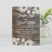 Elegant witte tulpen rustige bruiloft kaart (Staand voorkant)