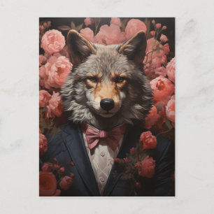 Elegant Wolf Briefkaart