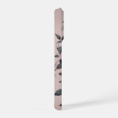 Elégant Wolf et Rose iPhone 15 Pro Coque (Côté droit)