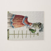 Elegant Woman in a Caraco 'a la Polonaise' en a h Legpuzzel (Horizontaal)