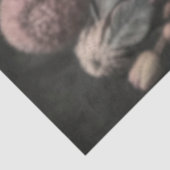 Elegant Woman's Back dusty roze moody's Tissuepapier (Detail)