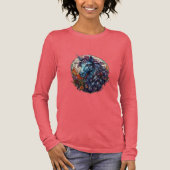 Elegant Women’s T-Shirt Lucky Unicorn Design Be (Voorkant)