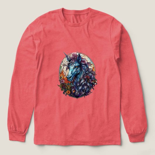 Elegant Women’s T-Shirt Lucky Unicorn Design Be (Voorkant)