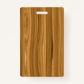 Elegant Wood Badge (Voorkant)