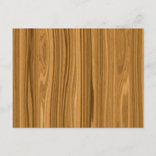 Elegant Wood Briefkaart (Voorkant)