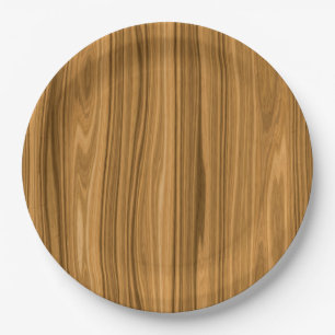 Elegant Wood Papieren Bordje
