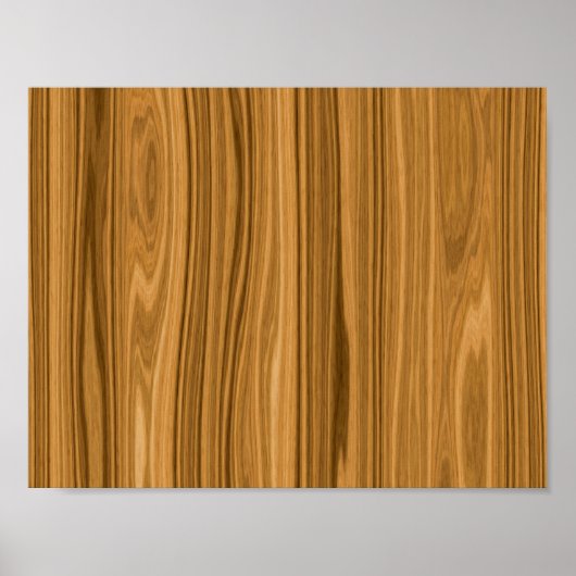 Elegant Wood Poster (Voorkant)