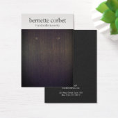 Elegant Wood Soft Silver-draagkaart Visitekaartjes (Bureau)