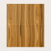 Elegant Wood Visitekaartjes (Binnenkant ongevouwen)