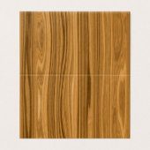 Elegant Wood Visitekaartjes (Buitenkant ongevouwen)