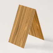 Elegant Wood Visitekaartjes (Achterkant)