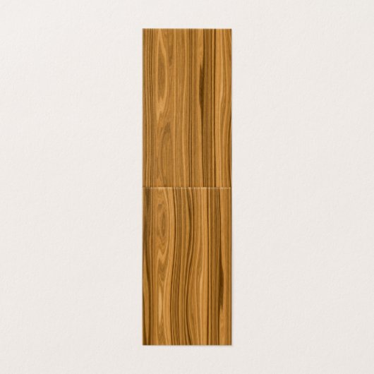Elegant Wood Visitekaartjes (Buitenkant ongevouwen)