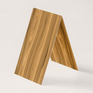Elegant Wood Visitekaartjes