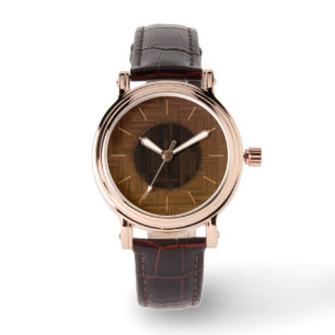 Elegant Wood Watch Horloge
