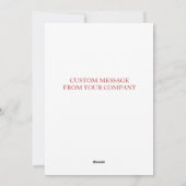 Elegant Wreath Company Seizoensgroeten Feestdagenkaart (Achterkant)