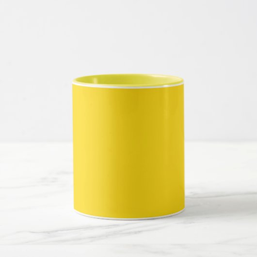Elegant Yellow and Gold Mug for Stylish Sips Daily (Centre)