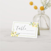 Elegant Yellow Floral Sage Green Summer Wedding (Voorkant)