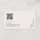 Elegant Yellow Old Money Visitekaartje (Achterkant)