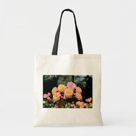Elegant Yellow Roses Canvas tas (Voorkant)
