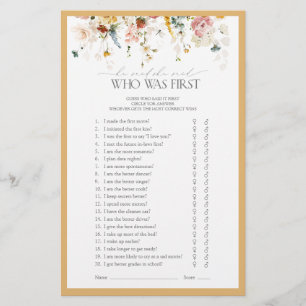 Elegant Yellow Wilde Vrijgezellenfeest Game