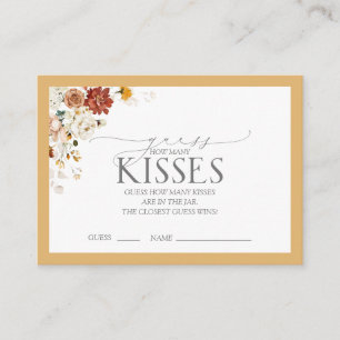 Elegant Yellow Wilde Vrijgezellenfeest Game Informatiekaartje