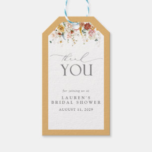 Elegant Yellow Wilde Vrijgezellenfeest Personal Cadeaulabel