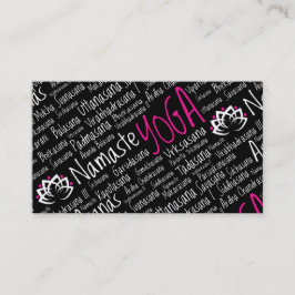 Elegant Yoga Center / Yoga Business / Teacher's Visitekaartje