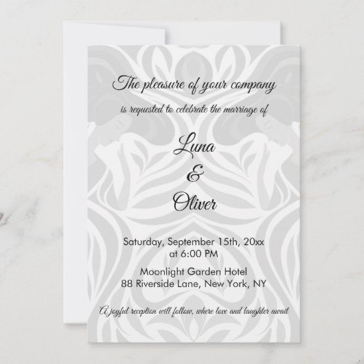 Elegant Yumeji-Inspired Wedding Invitation | MOMO (Devant)