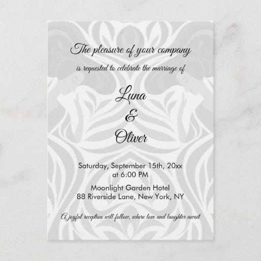 Elegant Yumeji-Inspired Wedding Invitation | MOMO (Devant)