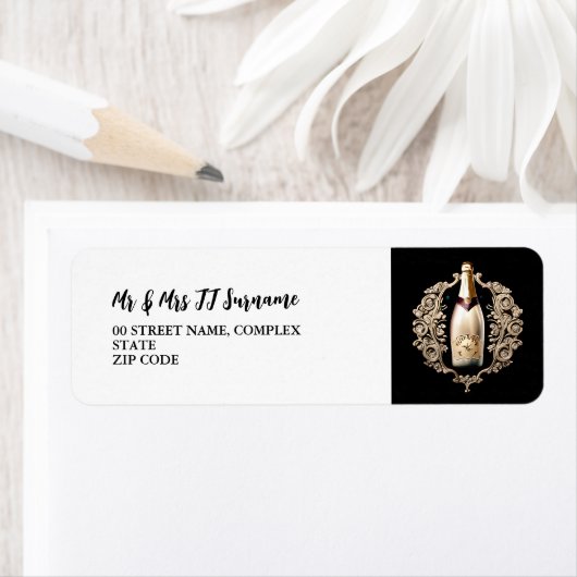 Elegant zakelijk evenement | Etiket mousserende wi (Insitu)