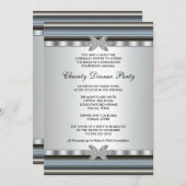 Elegant zakelijk evenement kaart (Voorkant / Achterkant)