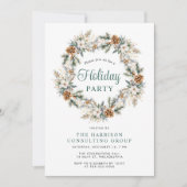 Elegant zakelijk kerstfeest kaart (Voorkant)