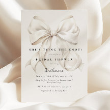 Elegant Ze is Tying the Knot Bow Vrijgezellenfeest
