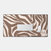 Elégant Zebra Mocha Motif (Clavier et souris)