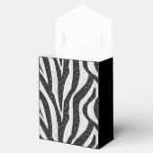 Elegant Zebra Print Favor Box Bedankdoosjes (Geopend)