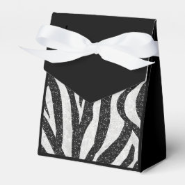 Elegant Zebra Print Favor Box Bedankdoosjes