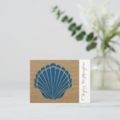 Elegant Zeeen Shell Visitekaartje (Staand voorkant)