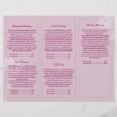 Elegant Zen Lotus Tri Fold Business Brochures (Achterkant)