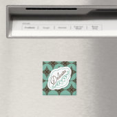 Elegant ziet "Delicates" waslabel Magnet Magneet (Insitu (Vaatwasser))