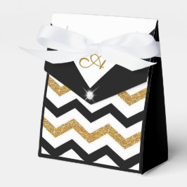 Elegant Zig Zag Pattern Bedankdoosjes