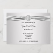 Elegant Zilver All Occasion Party Kaart (Achterkant)