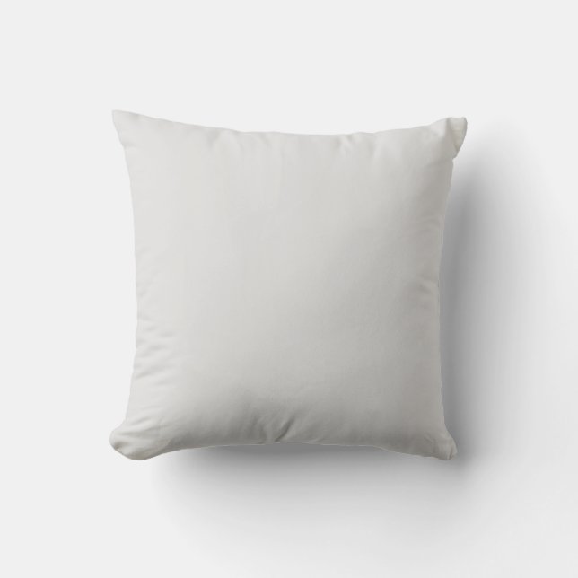 Elegant zilveren en grijze patroon kussen (Voorkant)