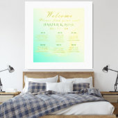 Elegant zitschema: stretched canvas print (Insitu (Slaapkamer))