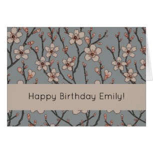 Elegant Zoete Roze Bloesem Kersen Patroon