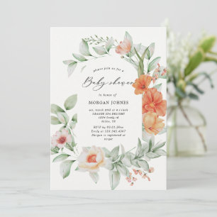Elegant zomertuin bloemig Baby shower