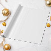Elegant zuiver witte vaste kleur, alle keren cadeaupapier